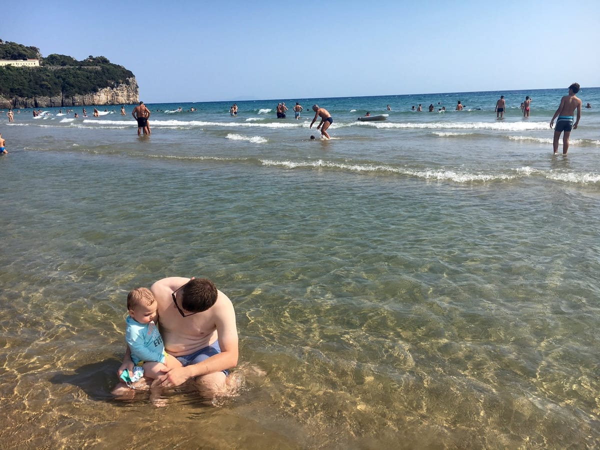Italian Beach Day with My Boys