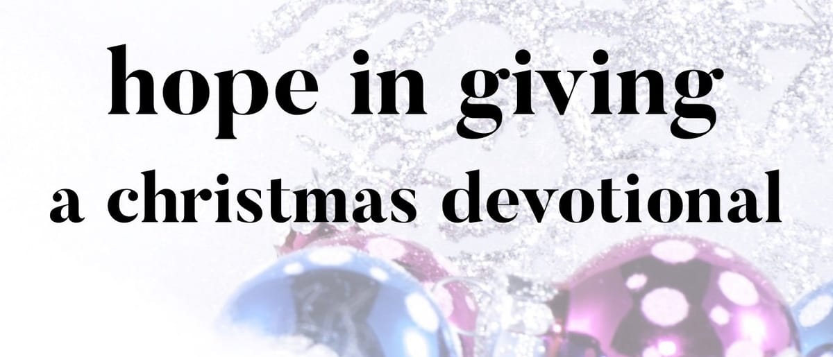 christmas devotional