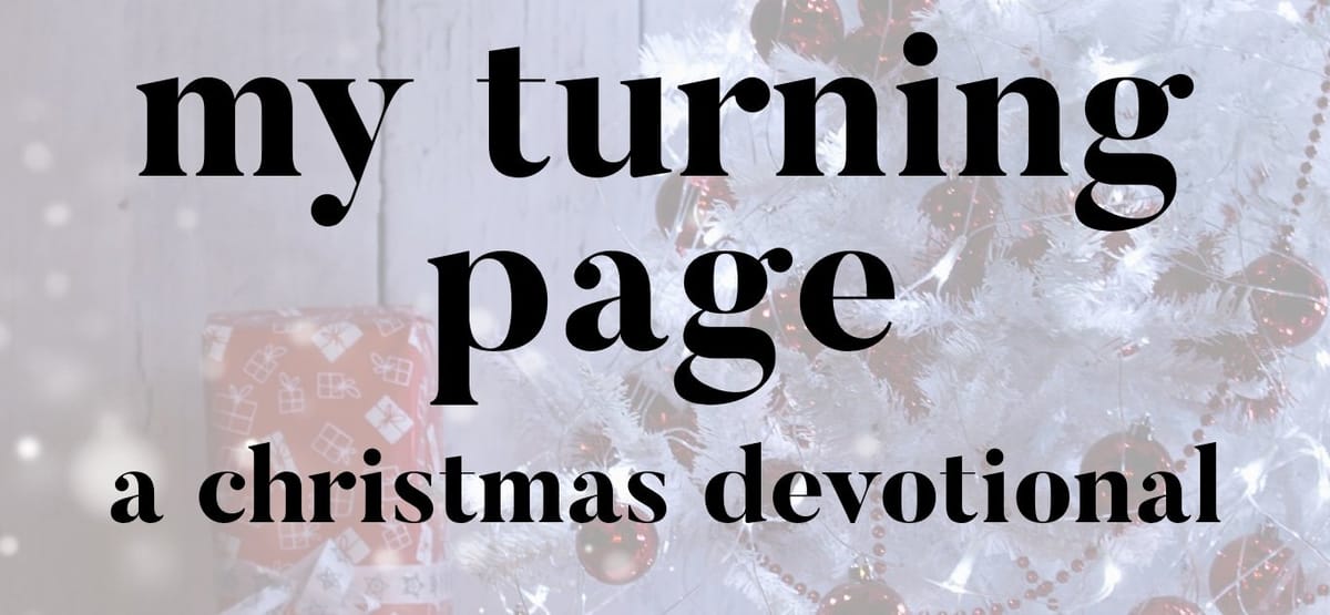 My Turning Page: A Christmas Devotional