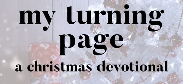 My Turning Page: A Christmas Devotional